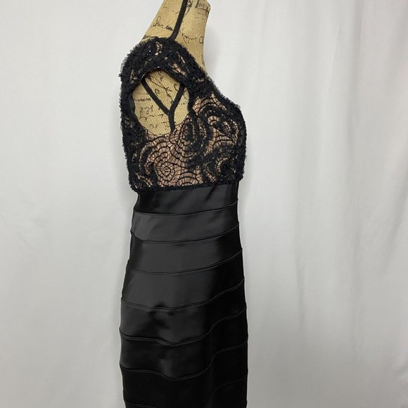 Tadashi Black Lace Sheath Dress - Picture 5 of 10